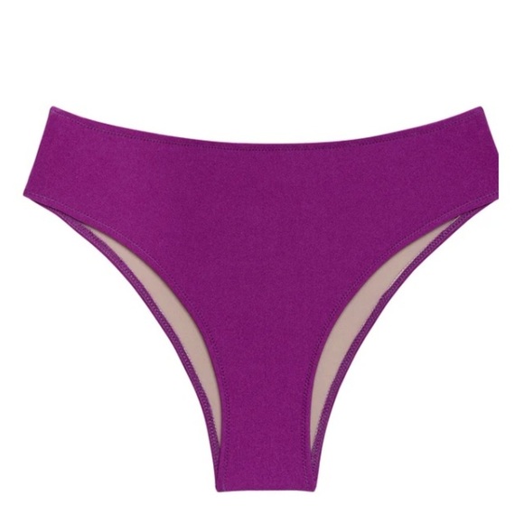 Carolina K Swim Cala NWT Bikini Sparkling Grape Purple Shimmer Vacation Beach - Picture 11 of 16